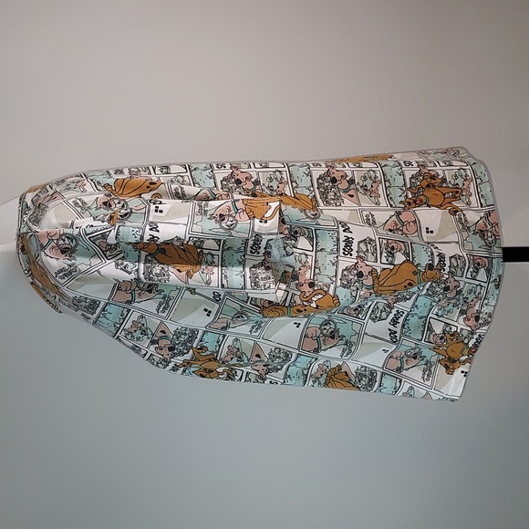 Scooby-Doo All Over Comic Graphic Cotton Poly Short Sleeve T-Shirt Size XL 15-17 - Picture 4 of 9